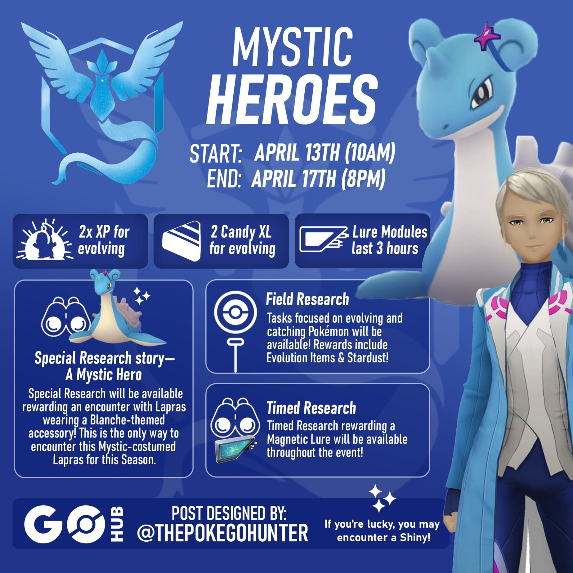 Pok Mon Go A Mystic Hero Event Pok Mon Go Hub