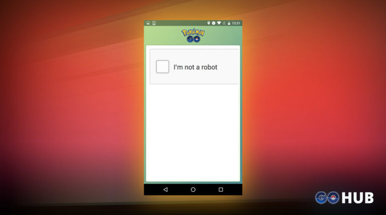 Pokemon GO I am not a robot