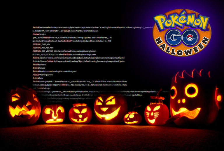 Researching the code behind the Pokemon GO Halloween event