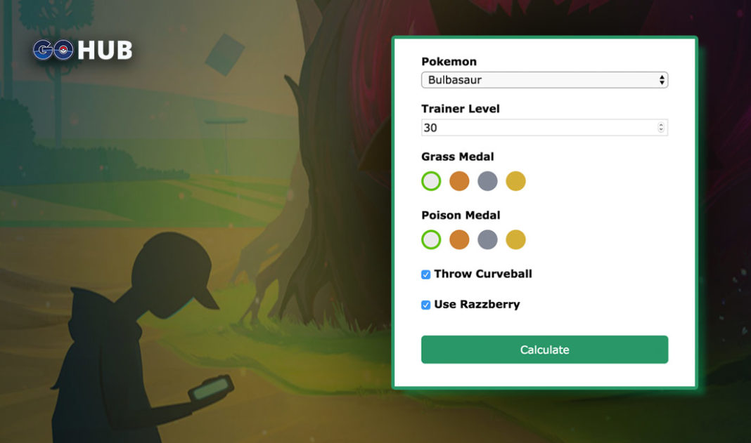 Pokemon GO Catch bonus calculator
