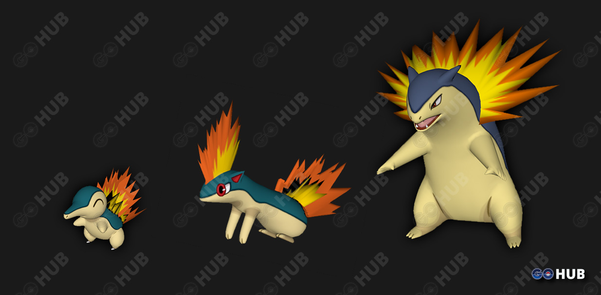 pokemon cyndaquil evolution