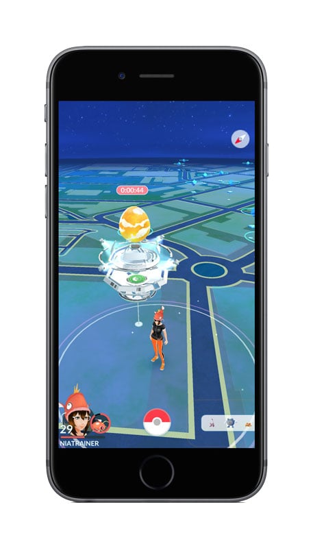 raid battle map for pokemon go