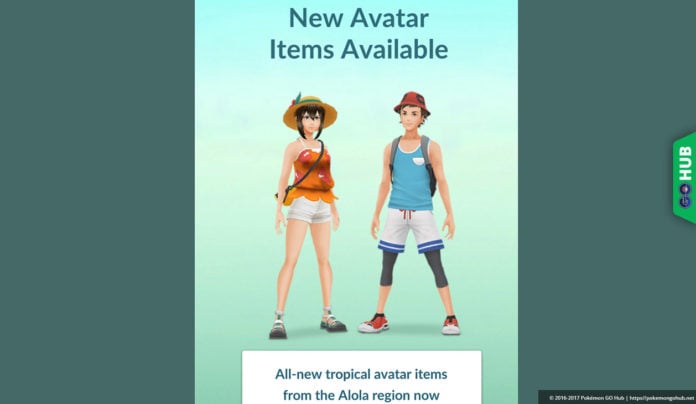 New free Alola Clothing items now available in Pokémon GO!