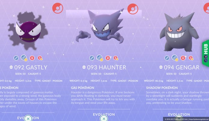 Shiny Gastly, Haunter and Gengar 3D assets