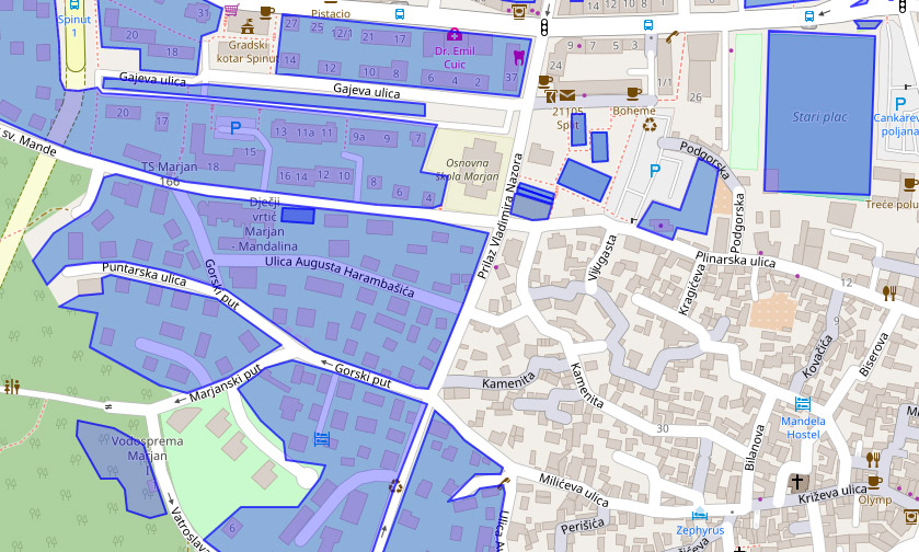 Finding parks on OpenStreetMap using Overpass Turbo