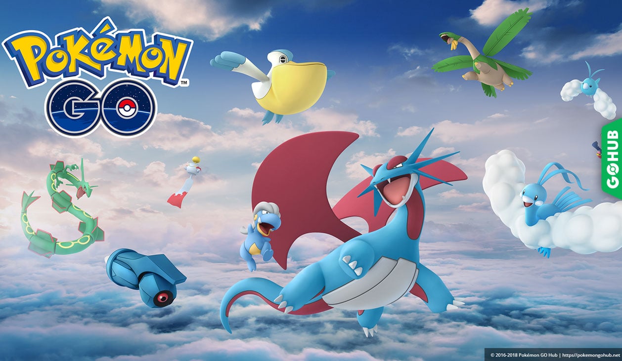 List Of New Dragon And Flying Pokemon Released On February 9 18 Pokemon Go Hub