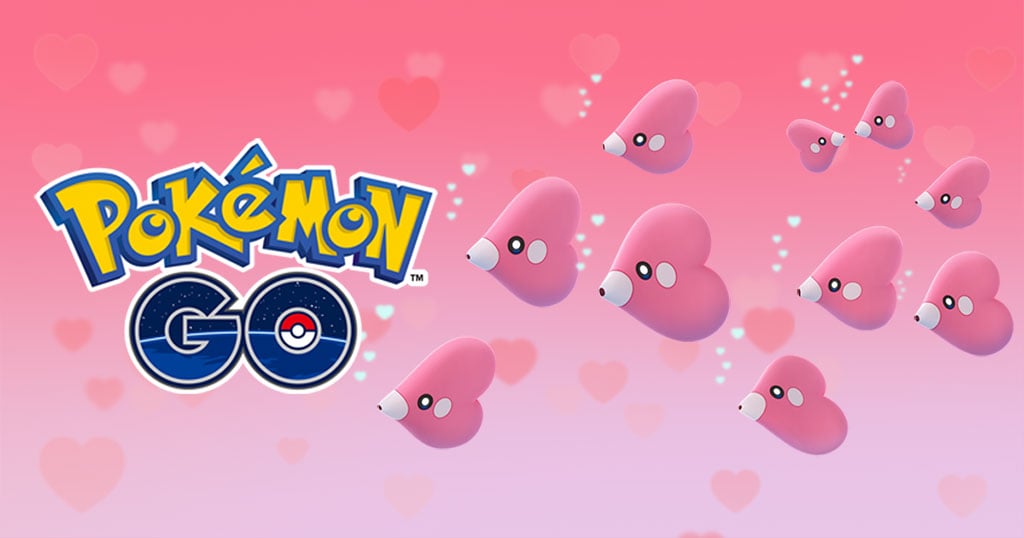 Resultado de imagem para Valentine’s Day pokemon go