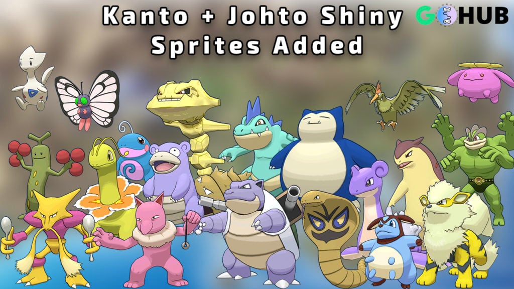 Kanto and Johto Shiny Sprites
