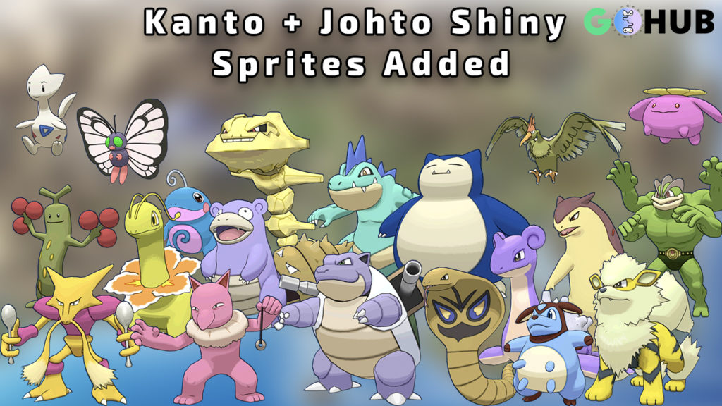 Kanto and Johto Shiny Sprites