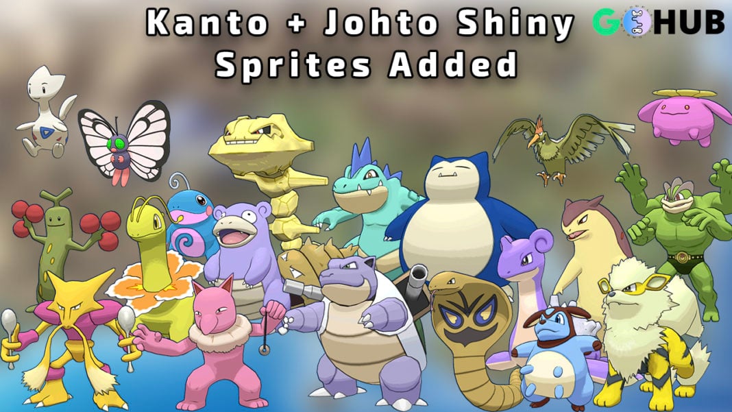 Kanto and Johto Shiny
