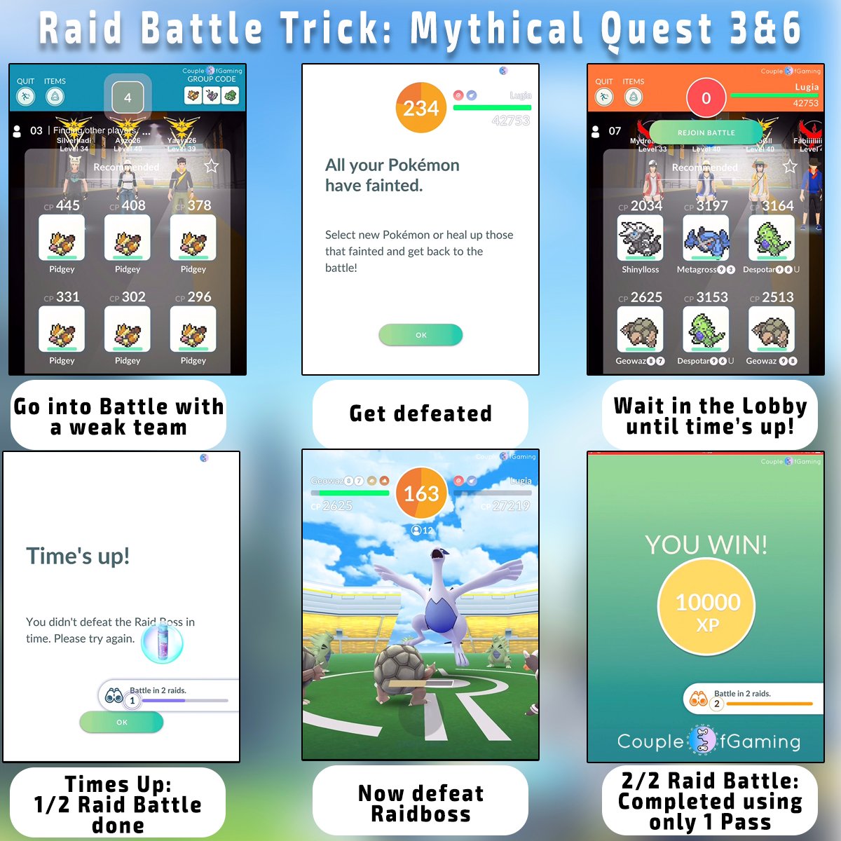 Raid Battle Trick