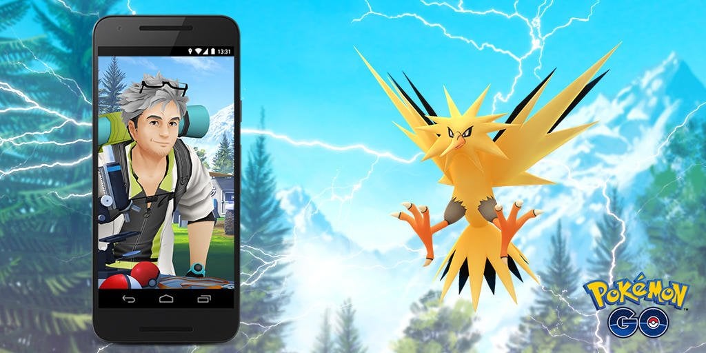 Zapdos Has Legacy Fast Attack Thunder Shock In Pokémon GO Raids