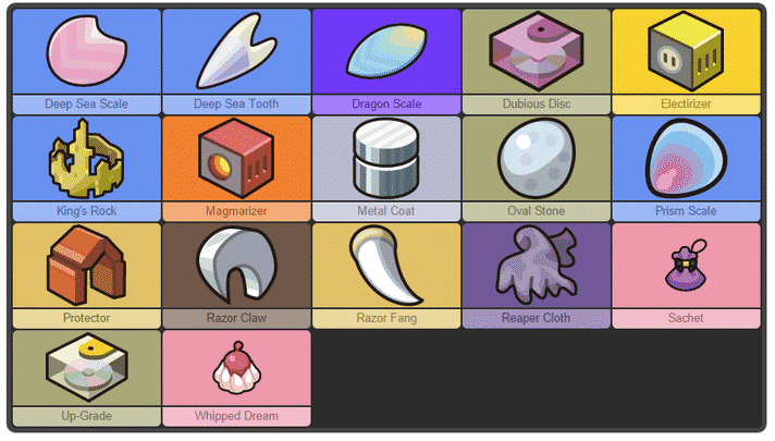 Future of Pokémon Evolution, Part #1: Evolution Items