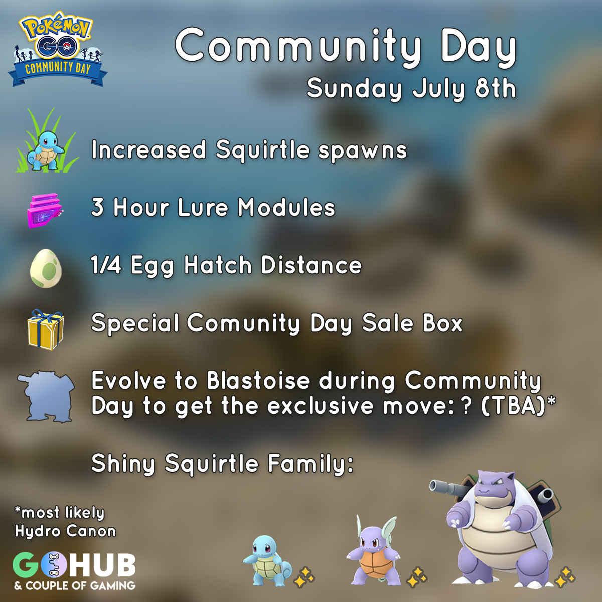 Who else is pumped for the Squirtle Day? : r/PokemonGoMystic