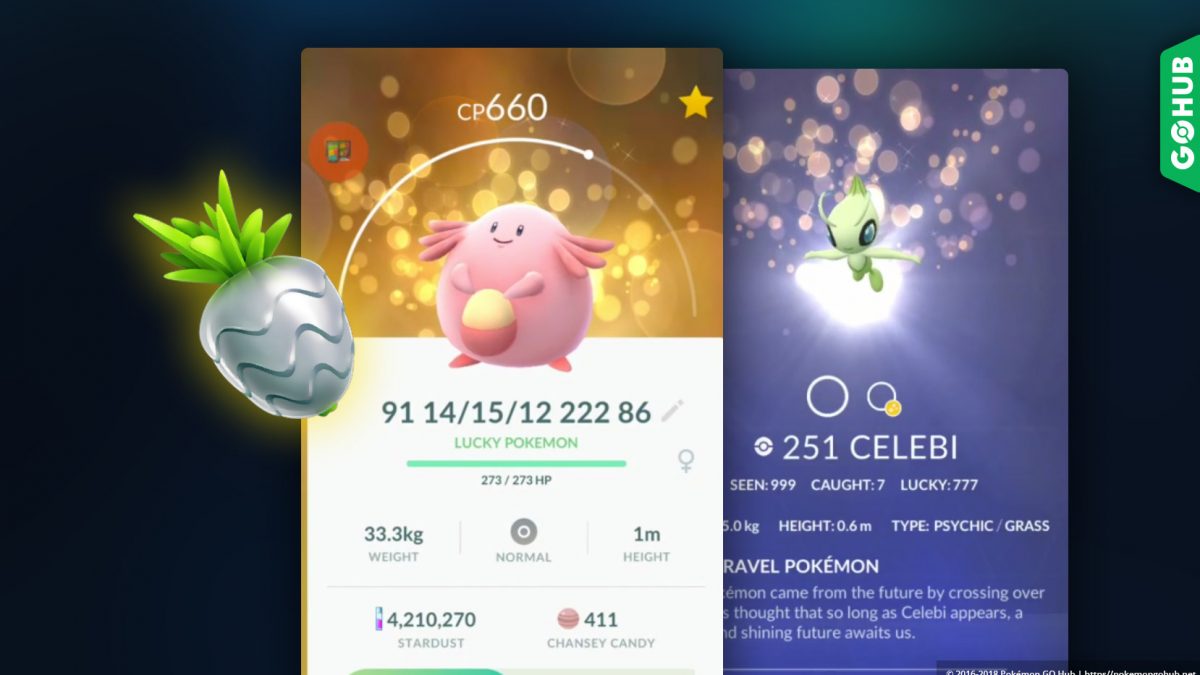 New In Pokemon Go 0 111 2 Update Lucky Pokemon New Berries Celebi Encounter Friend Sorting And More Pokemon Go Hub