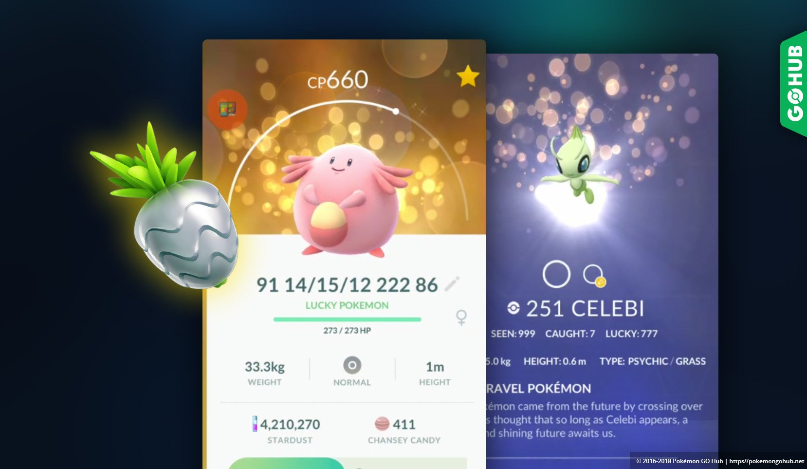 New in Pokemon GO 0.111.2 update: Lucky Pokemon, new Berries, Celebi  encounter, friend sorting and more