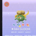 Pokemon GO Shiny Gloom