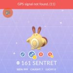 Pokemon GO Shiny Sentret