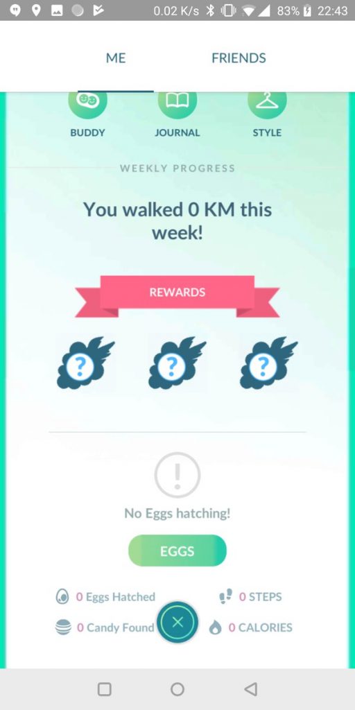 Adventure Sync rewards