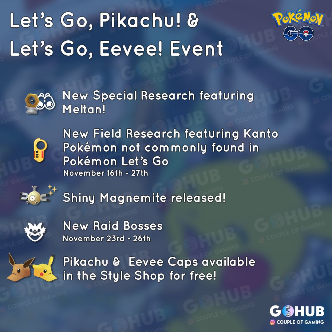 Let's Go event in Pokemon GO: everything you need to know