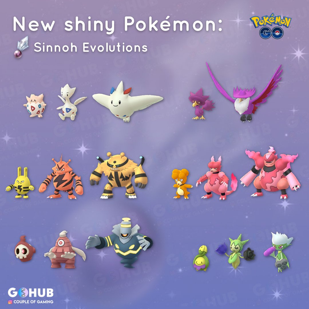 First full shiny evolution line : r/pokemongo