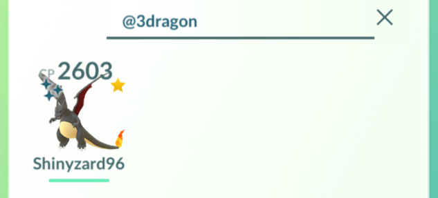 Shiny Charizard ( Two Charged Moves ) Pokemon Trade Go