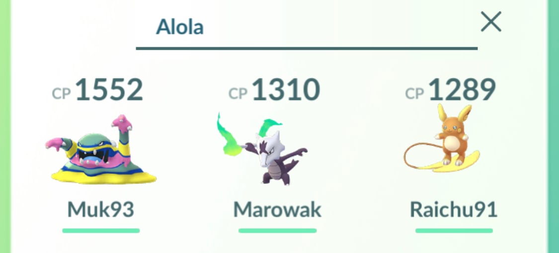 Shiny Alolan Pokemons - Pokémon Go General Chat - GO Hub Forum