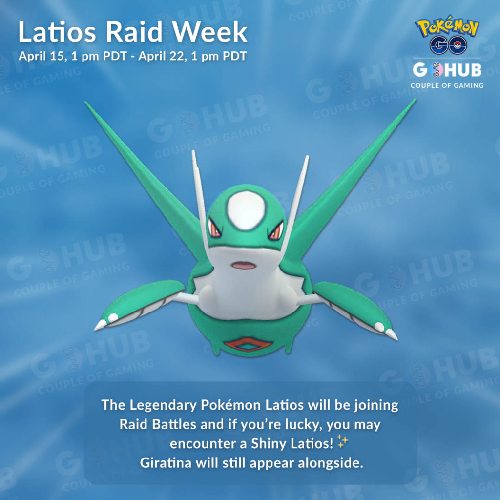 Shiny Latios in Raids