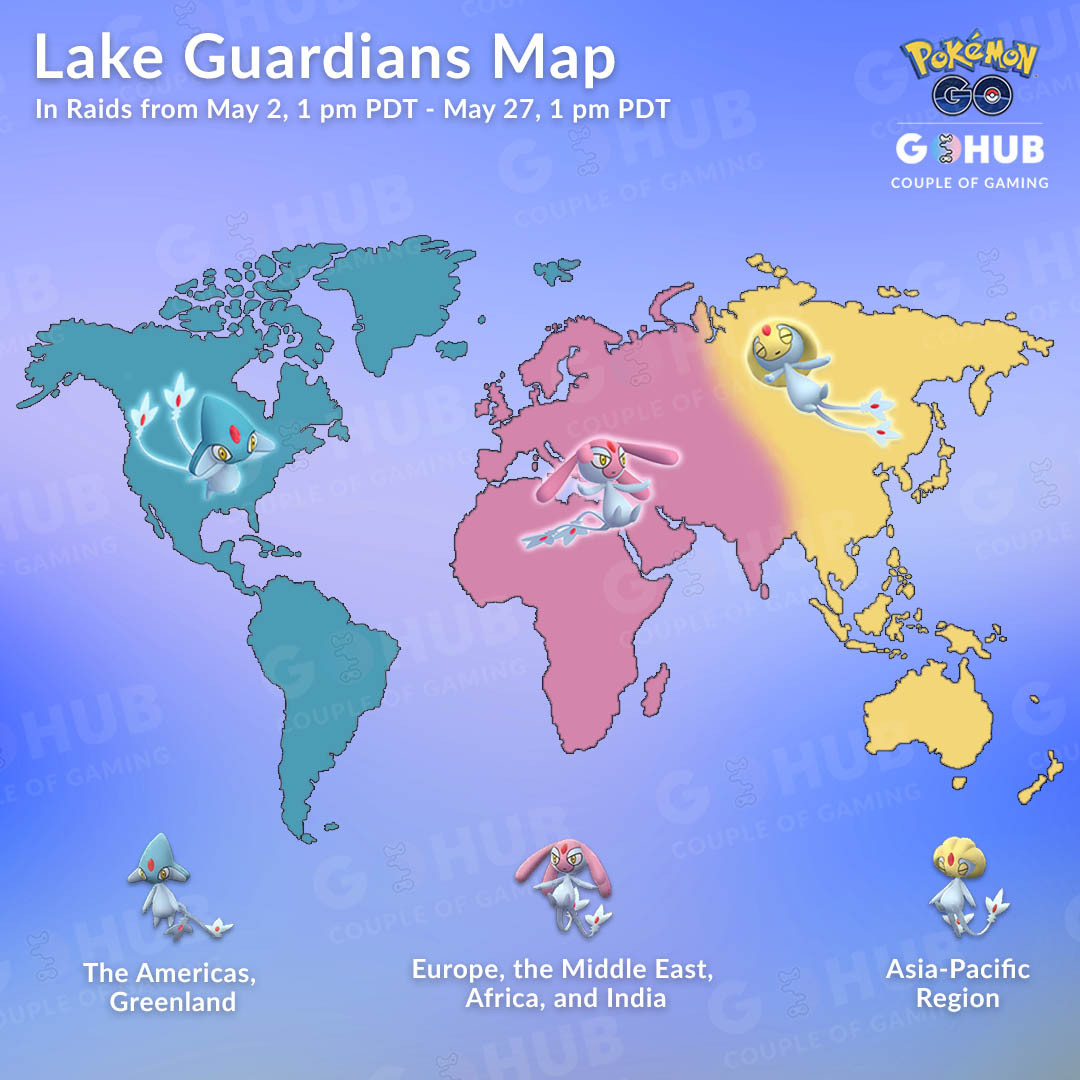 Lake Guardians Raid Hour Is Today From 6 Pm To 7 Pm Pokemon Go Hub