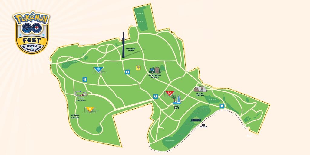 Here's the Pokemon Go Fest 2019 map