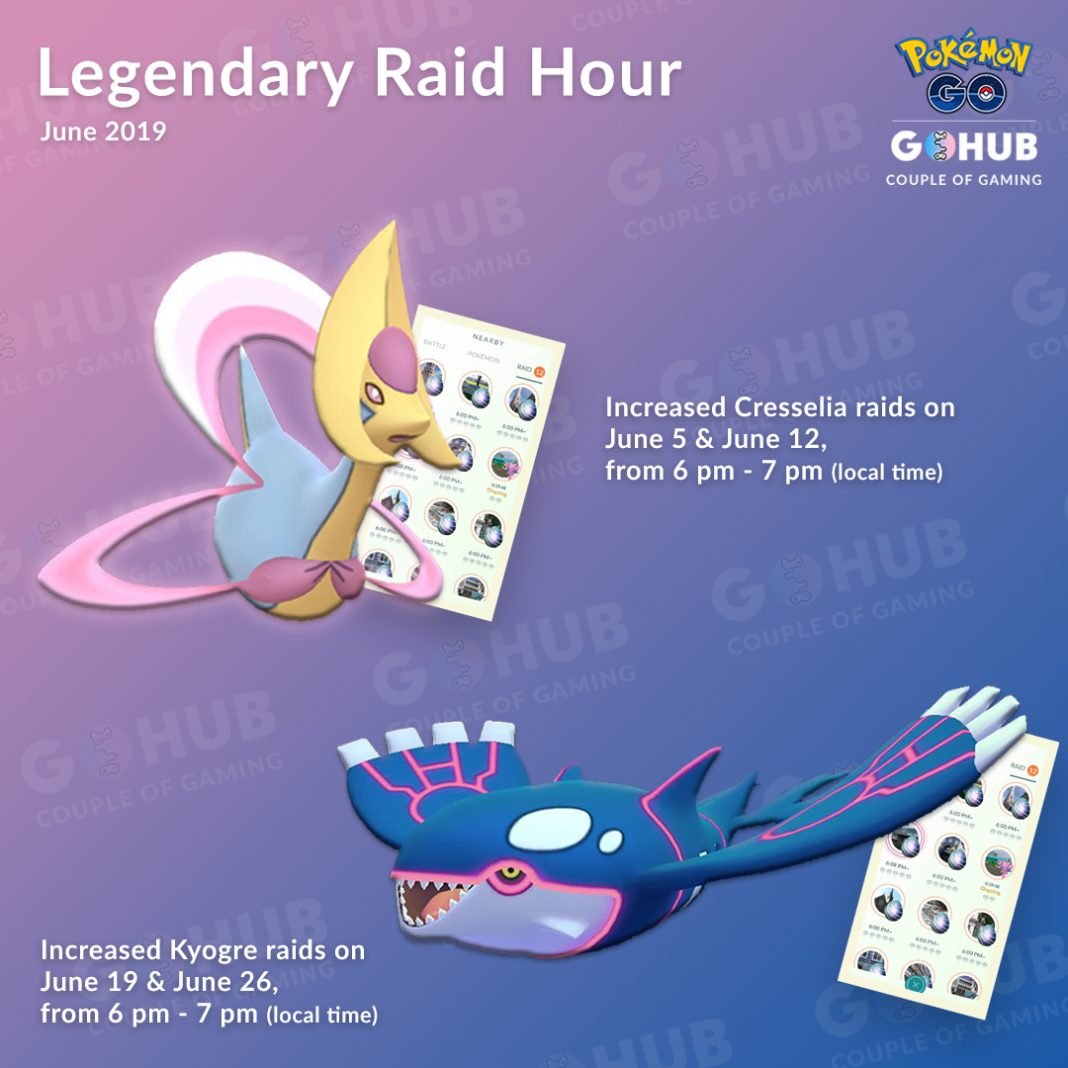 June Legendary Hours Announced Pokémon GO Hub
