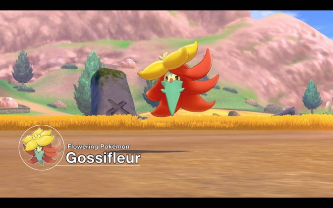 Gossifleur in Pokemon Sword and Shield