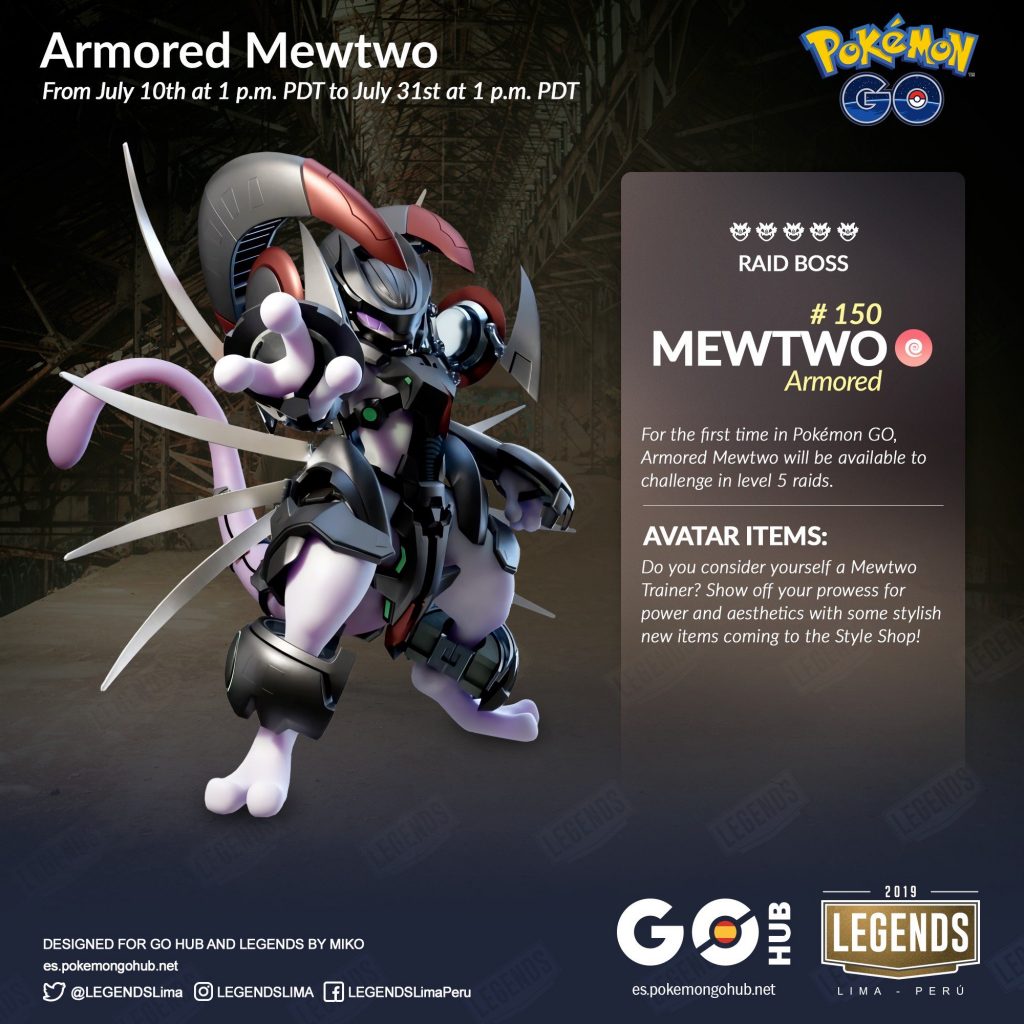 Armored Mewtwo Steels Itself for Raid Battles! Pokémon GO Hub