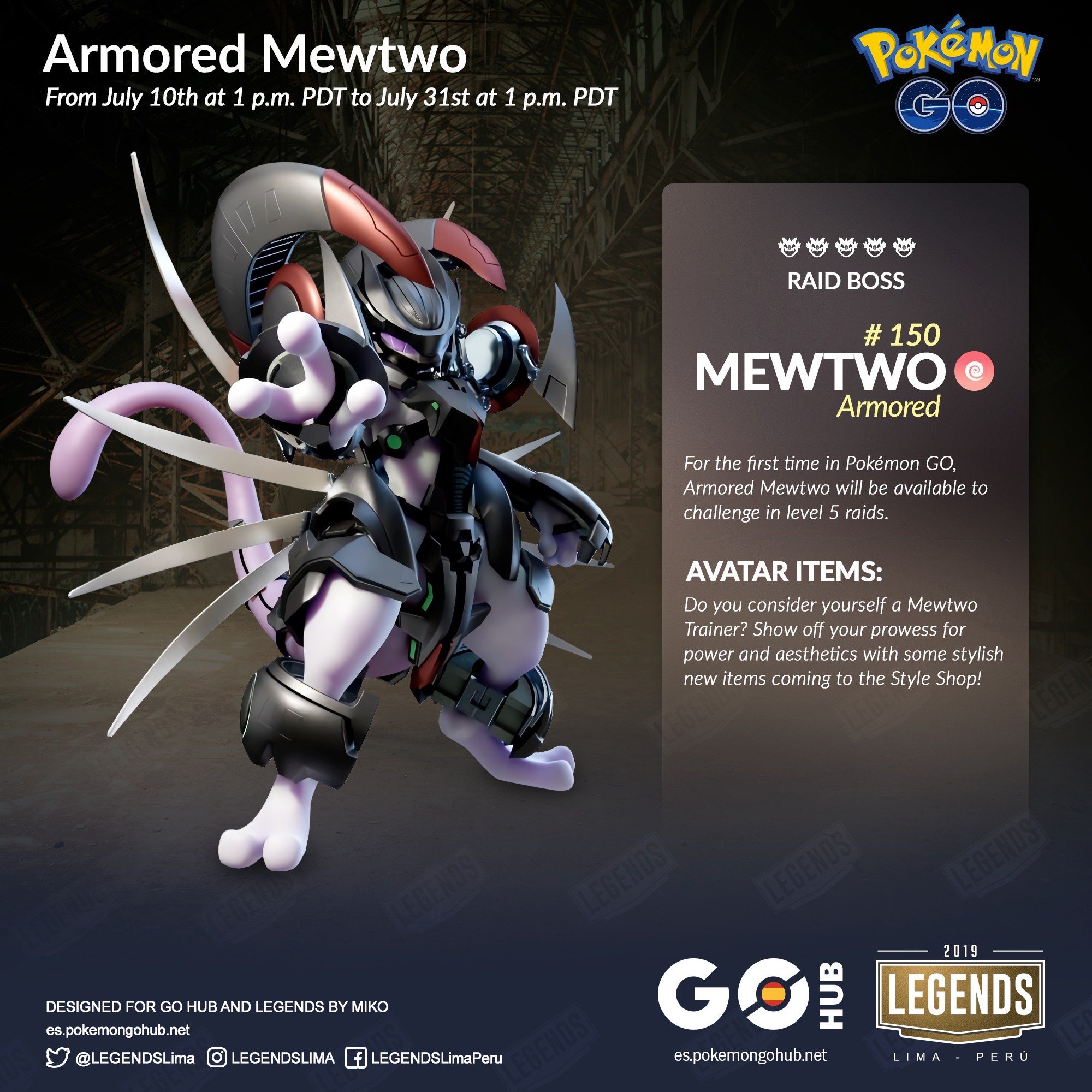 Armored Mewtwo Steels Itself for Raid Battles!