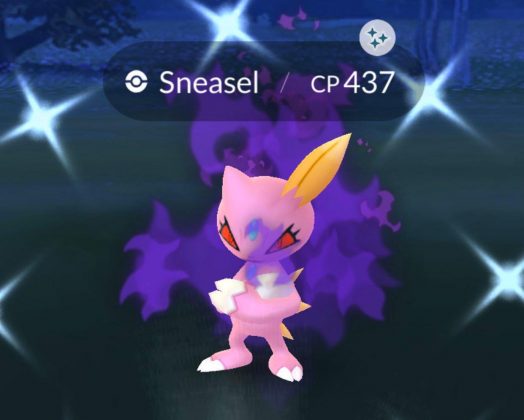 Shiny Shadow Sneasel