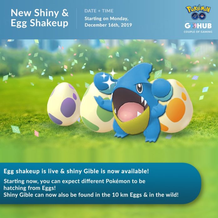 Shiny Gible Released in Pokémon GO