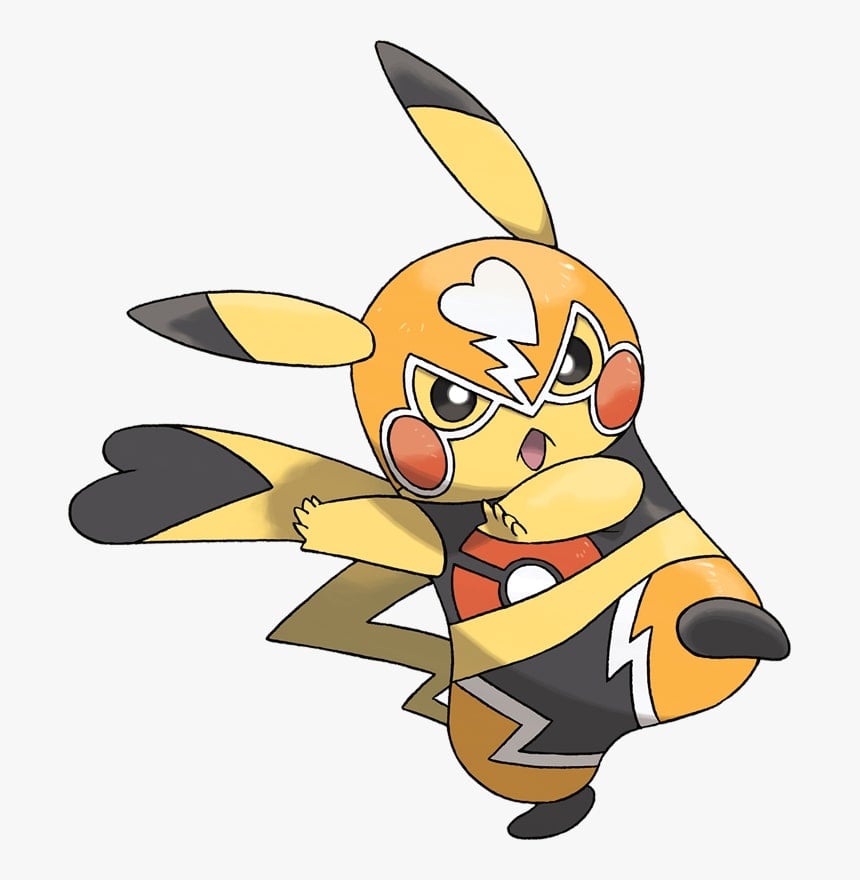 Pokemon Shiny Pikachu Libre - Tra'de - Best of Rank 24- (Read Describe)