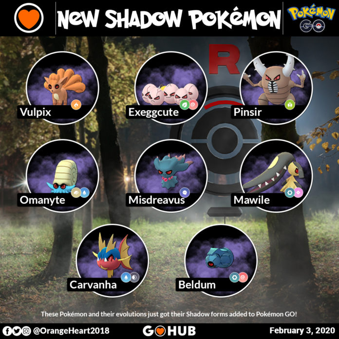 Team Rocket Leaders February Lineups and Shadow Pokémon