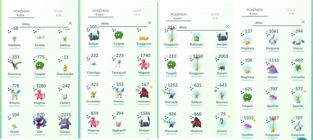 Pokemon Go Shinies: Full list of Shiny Pokemon