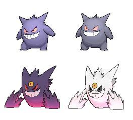 Pokemon GO - Gengar Shiny and normal - Shadow Punch