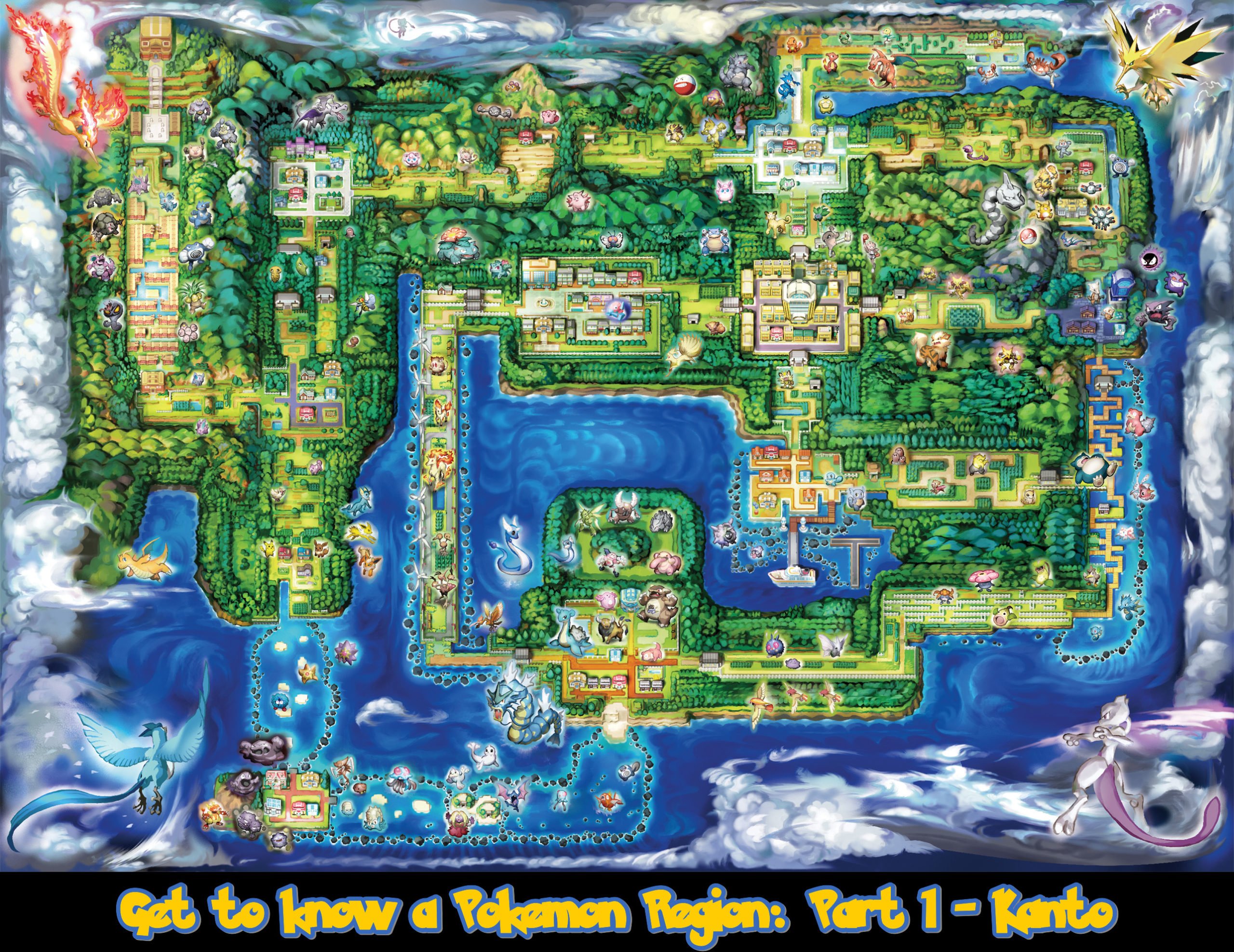 Get To Know A Region Part 1 Kanto Pokemon Go Hub