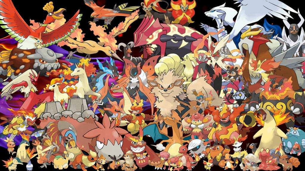 all fire pokemon