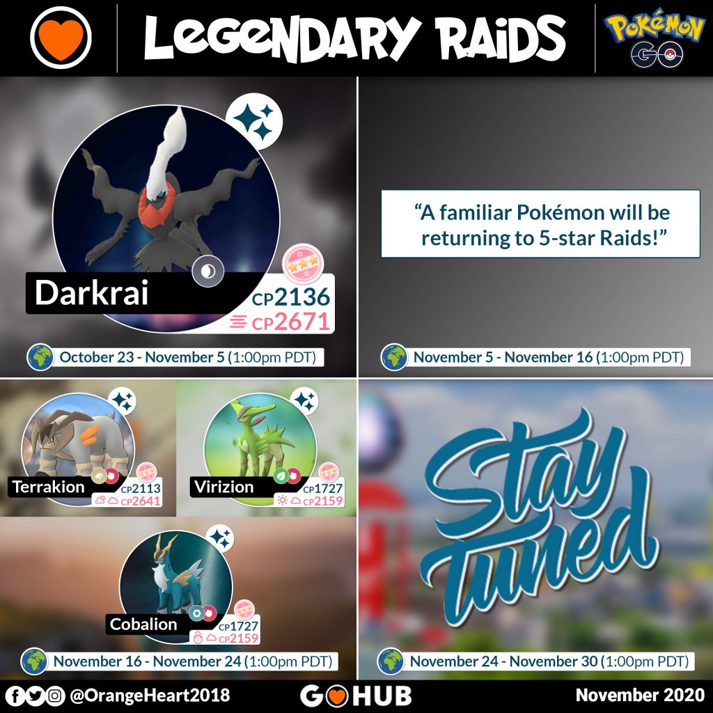 November Events in Pokémon GO (2020) | Pokémon GO Hub