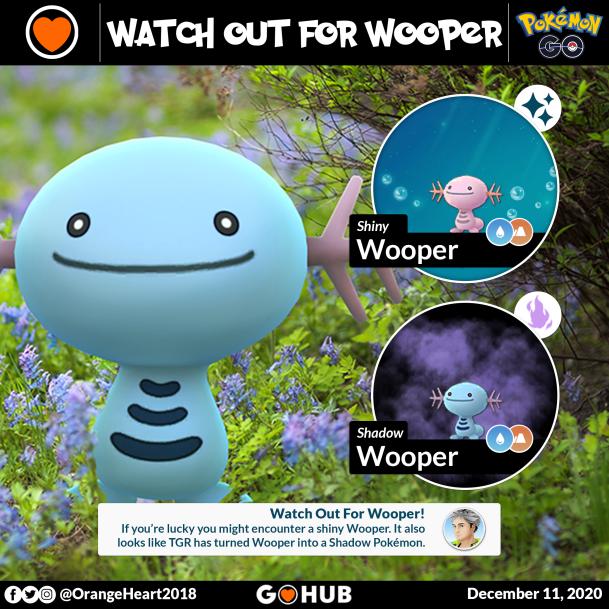 Watch Out for Wooper Event Pokémon GO Hub