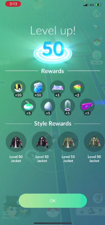 FIRST LEVEL 50 IN THE WORLD FOR POKEMON GO // FleeceKing the grind King //  Level 48-50 Tasks 