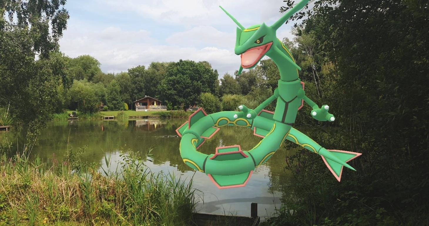 Pokemon Trade GO - Shiny Rayquaza Level 40 for PVP Master League