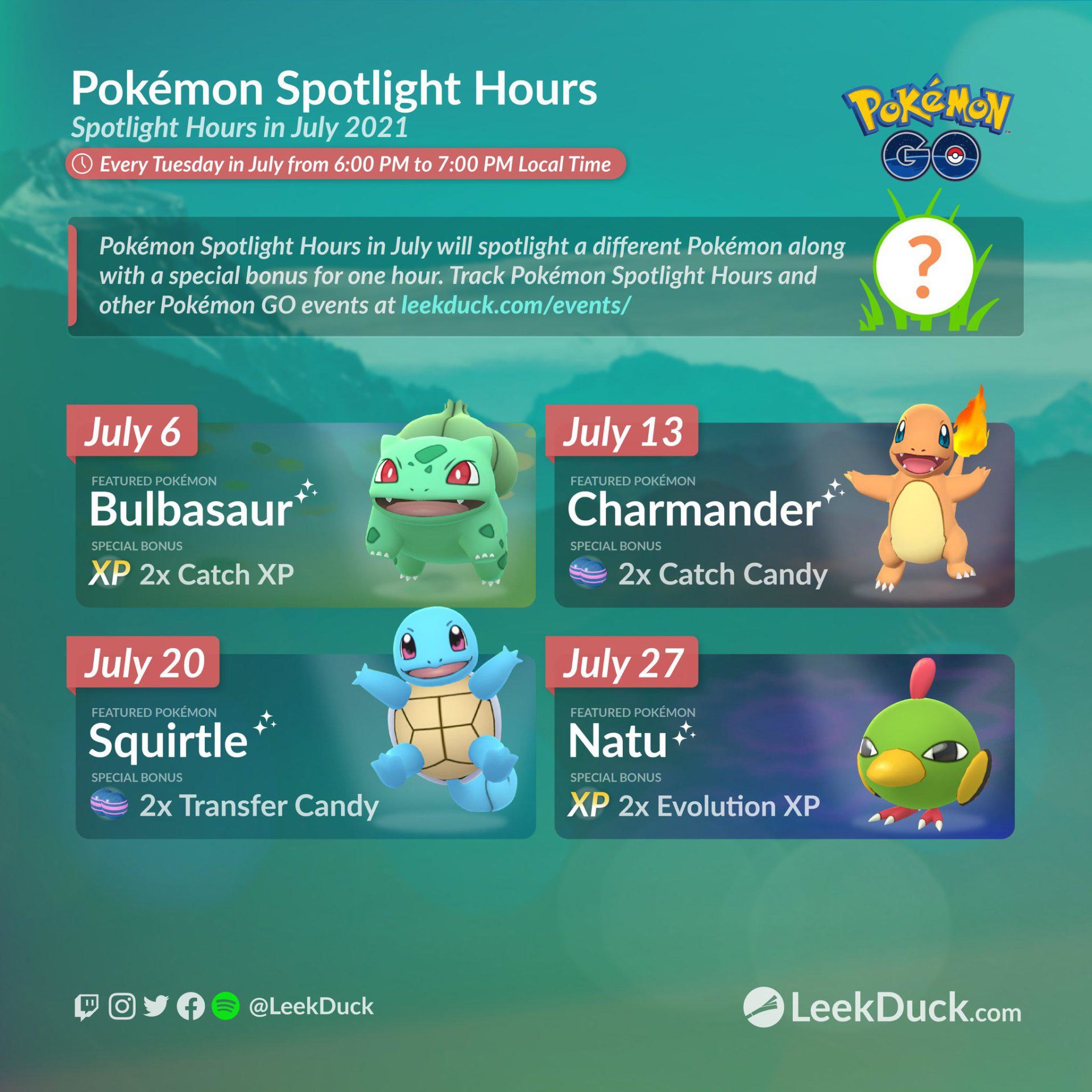 July 2021 Events Calendar Pok mon GO Hub