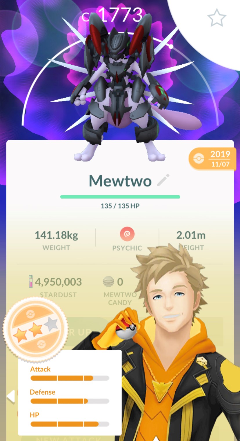 Pokemon 4150 Mewtwo Armor Pokedex: Evolution, Moves, Location, Stats