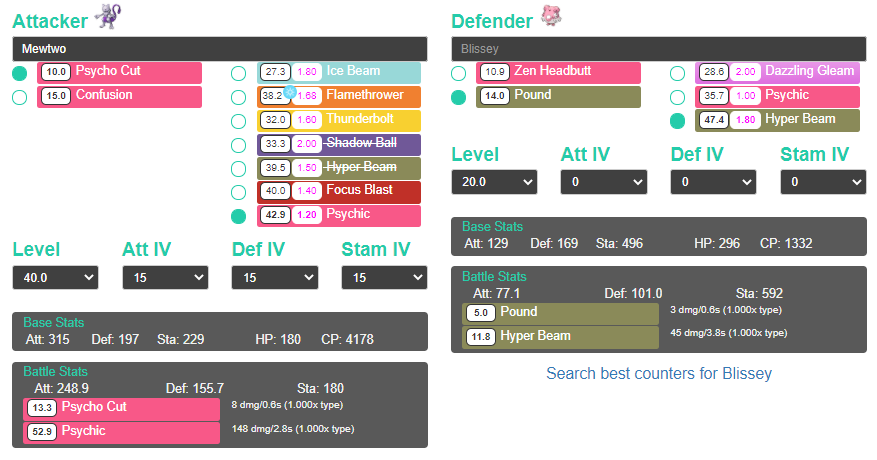 Damage Mechanics  Pokemon GO Wiki - GamePress