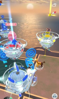 Sea during Real Time Sky Mechanic in Pokémon GO